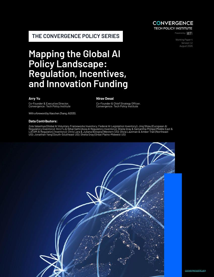 Cover of Mapping the Global AI Policy Landscape