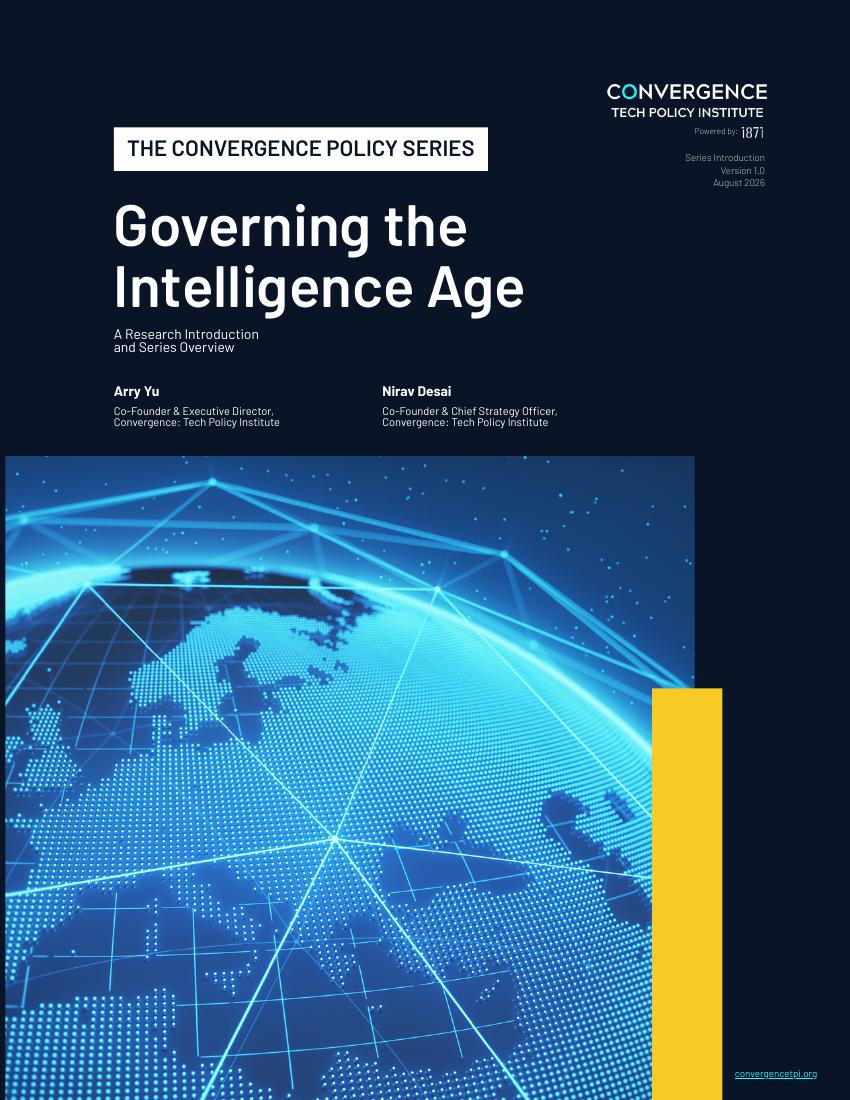 Cover of Governing the Intelligence Age